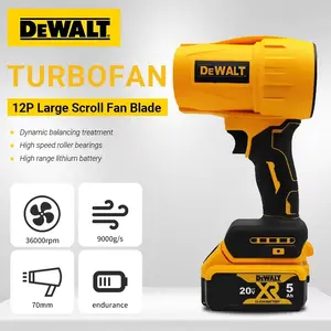 DeWALT  Turbofan Blower - Cordless Handheld Air Blower for Car Detailing, Workshop Cleaning, Dust Blowing, Leaf Blowing & Industrial Debris Removal