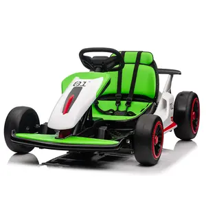 GARVEE 24V Ride On Drift Kart with Dual 200W Motors, Large Battery, 8.1 MPH High Speed, Music and Horn Features, Suitable for Ages 6 and Up, Perfect for Teens and Boys, Exciting Racing Experience