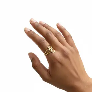 Tuli Adjustable Loop Wire Wrap Ring Women | Ethical Jewellery for Women