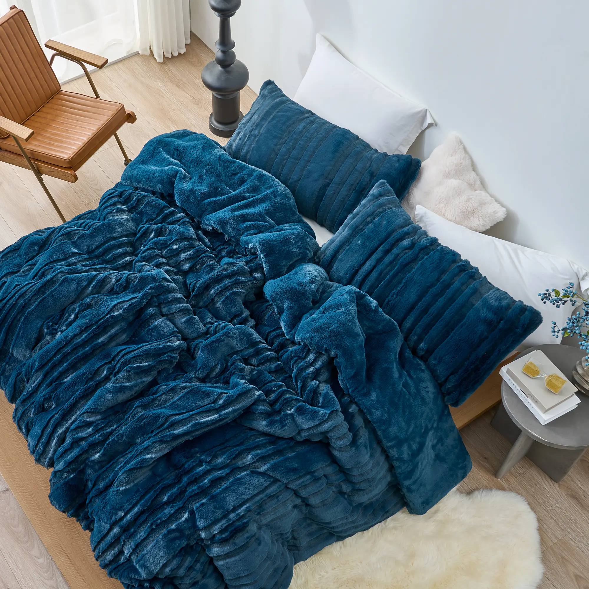 Chunky Bunny Freezin Waters - Coma Inducer Oversized Comforter Set - Nightfall Navy