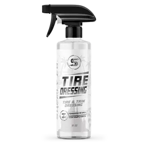 Stealth Supply Sprayable Tire & Trim Dressing – Deep Black Shine (16oz)