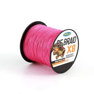 8 Strands Pe Fishing Line, Braided Line, Selectable Strength 6lb-60lb, Durable & Smooth, Ideal for Saltwater & Freshwater Fishing