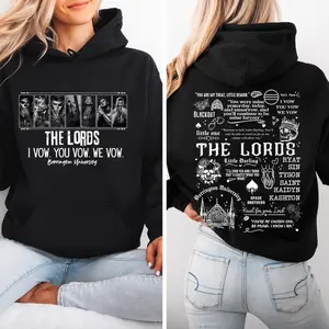 Vintage The Lords Chaotic Book 2-Sides Hoodie, Print L.O.R.D.s Series Book Hoodie, Shantel Tessier Book Merch, Retro Music Album Hoodie, Trendy Hoodie, Gift for Men Women