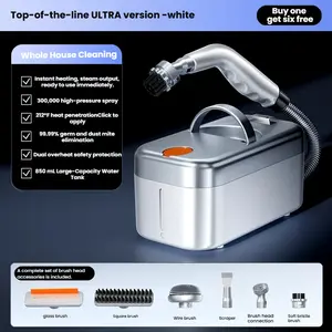 【TikTok Made Me Buy It】Handheld Steam Cleaner, Powerful High Temp Steamer for Bathroom, Kitchen & Car Cleaning
