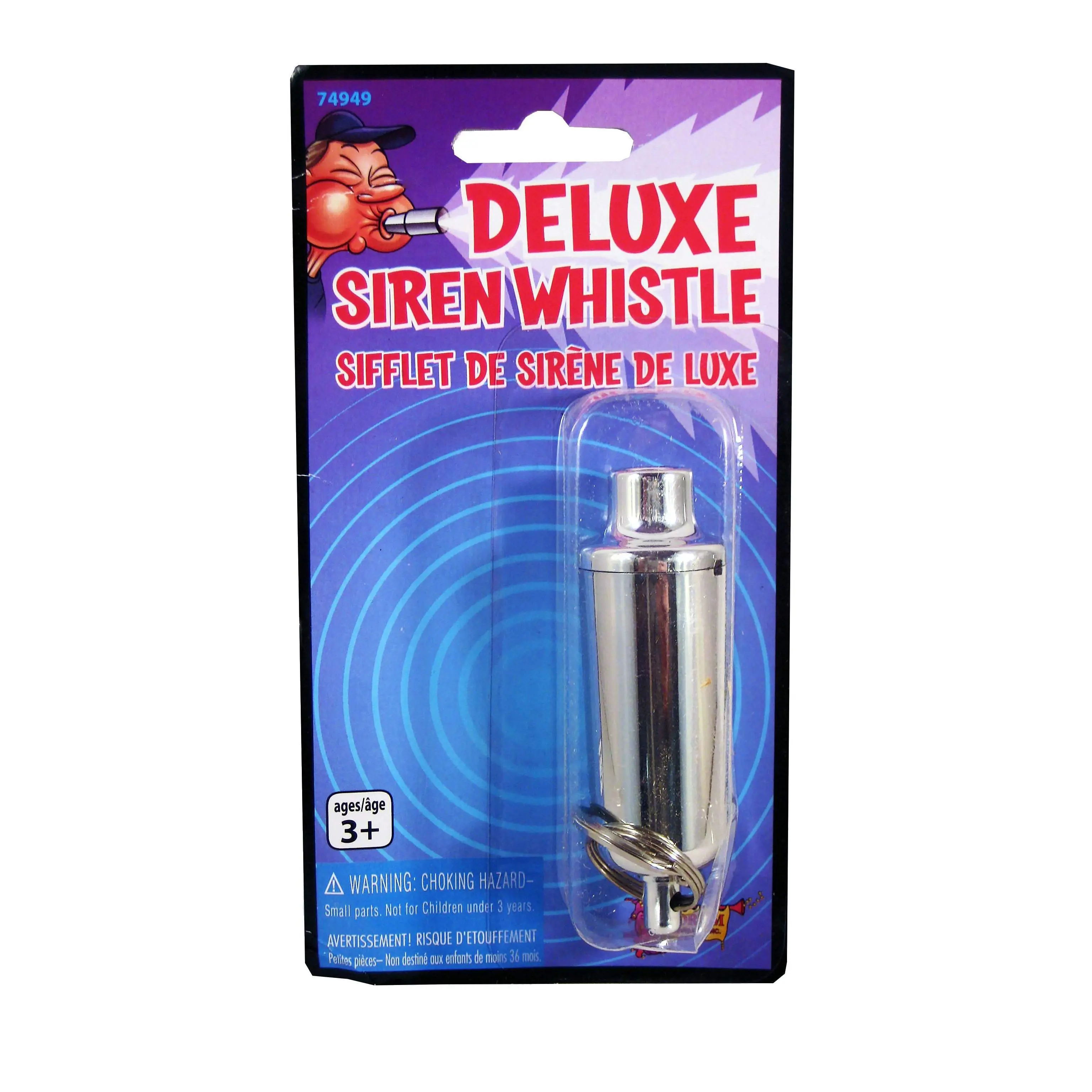 Portable Loud Dog & Cat Training Siren Whistle - Attention Grabber, Scaring Sound, Key or Neck Chain Attachment, Pet Behavior Training Aid