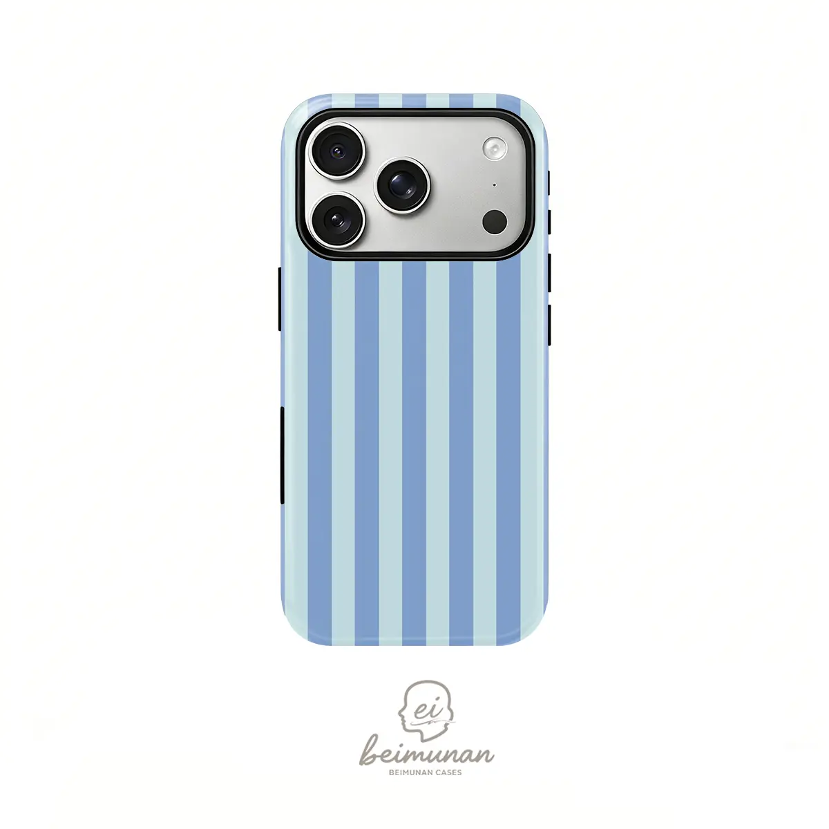 Striped pattern print Smartphone case， sturdy shockproof 2in1 protection case， for iPhone 17 16 15 14 13 12 11Pro Max series holiday gift minimalist stylish protective cover Casing Accessories