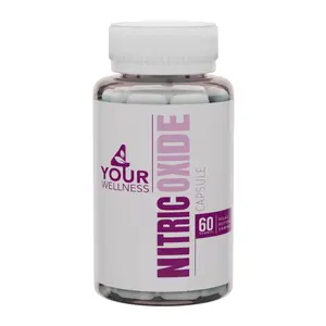 4 YOUR WELLNESS Plant-Based Nitric Oxide Booster Dietary Supplement Capsules - 60 Count, Gluten-Free, Non-GMO, Kosher, US User Support, Fitness Support, Blood Pressure Control