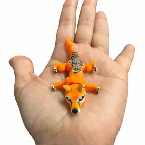 3d Printed Tasmanian devil tiger mini Figurine great for decoration Blue Building Decorative animal figurine super cute Mini 3D