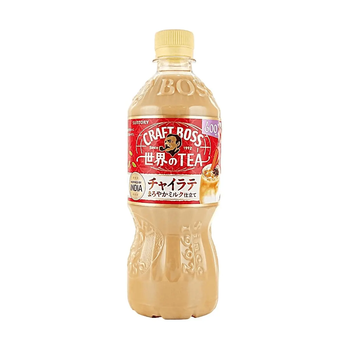 Suntory Craft Boss Indian Chai Latte 600ml - Authentic Japanese World Tea Blend