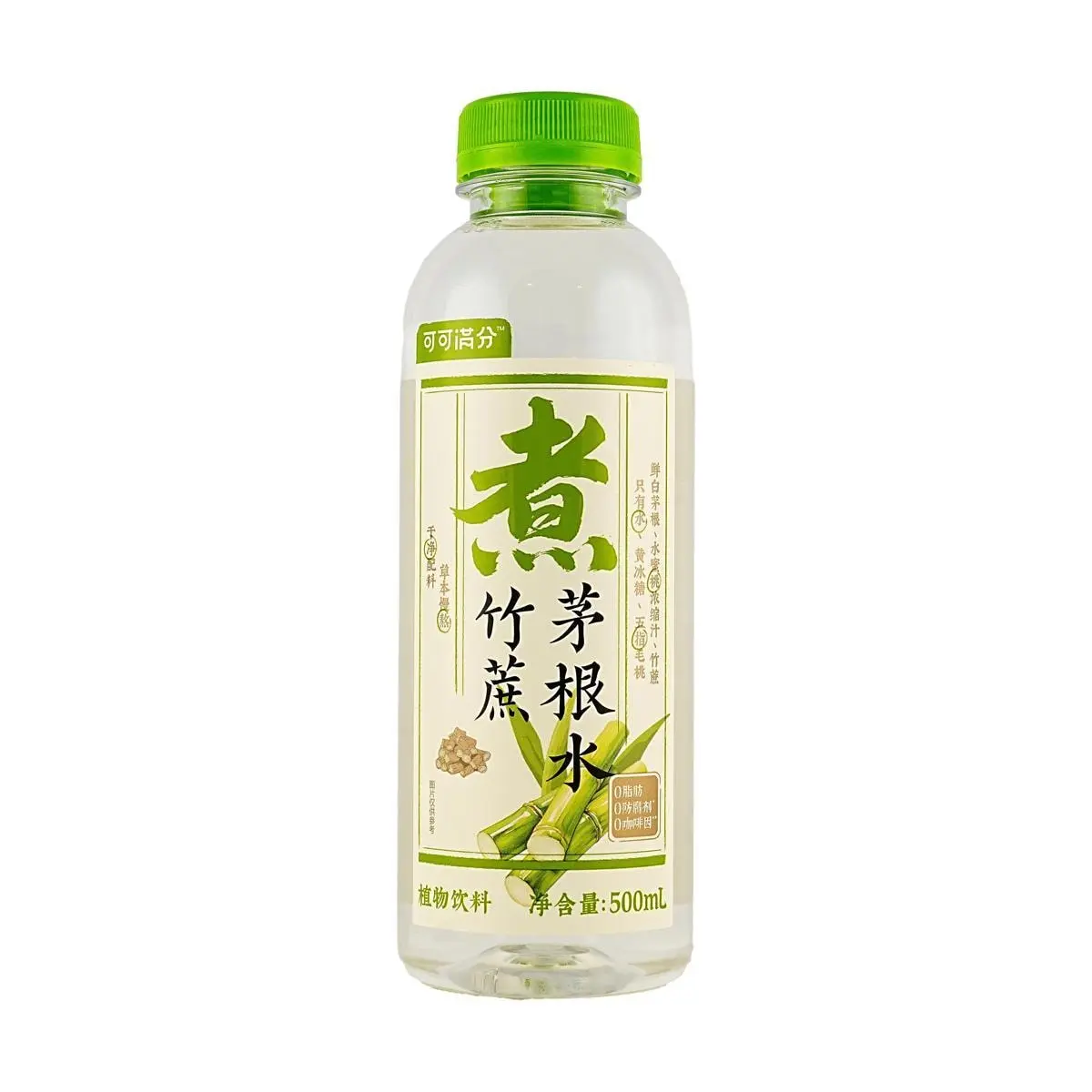 KEKEMANFEN Sugarcane & Imperata Drink - Low Calorie, Low Sugar, 0 Fat Herbal Beverage - 500ml Refreshing & Cooling Formula