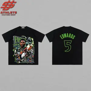 [Youth & Adult] Anthony Edwards Ant-Man 5 For Wolves Nation High-Quality 100% Cotton T-Shirt (Made In US), Timberwolves Fans Hooper Shirt, Game Day Outfits, Gift For Basketball Fans, Basketball Graphic Tee