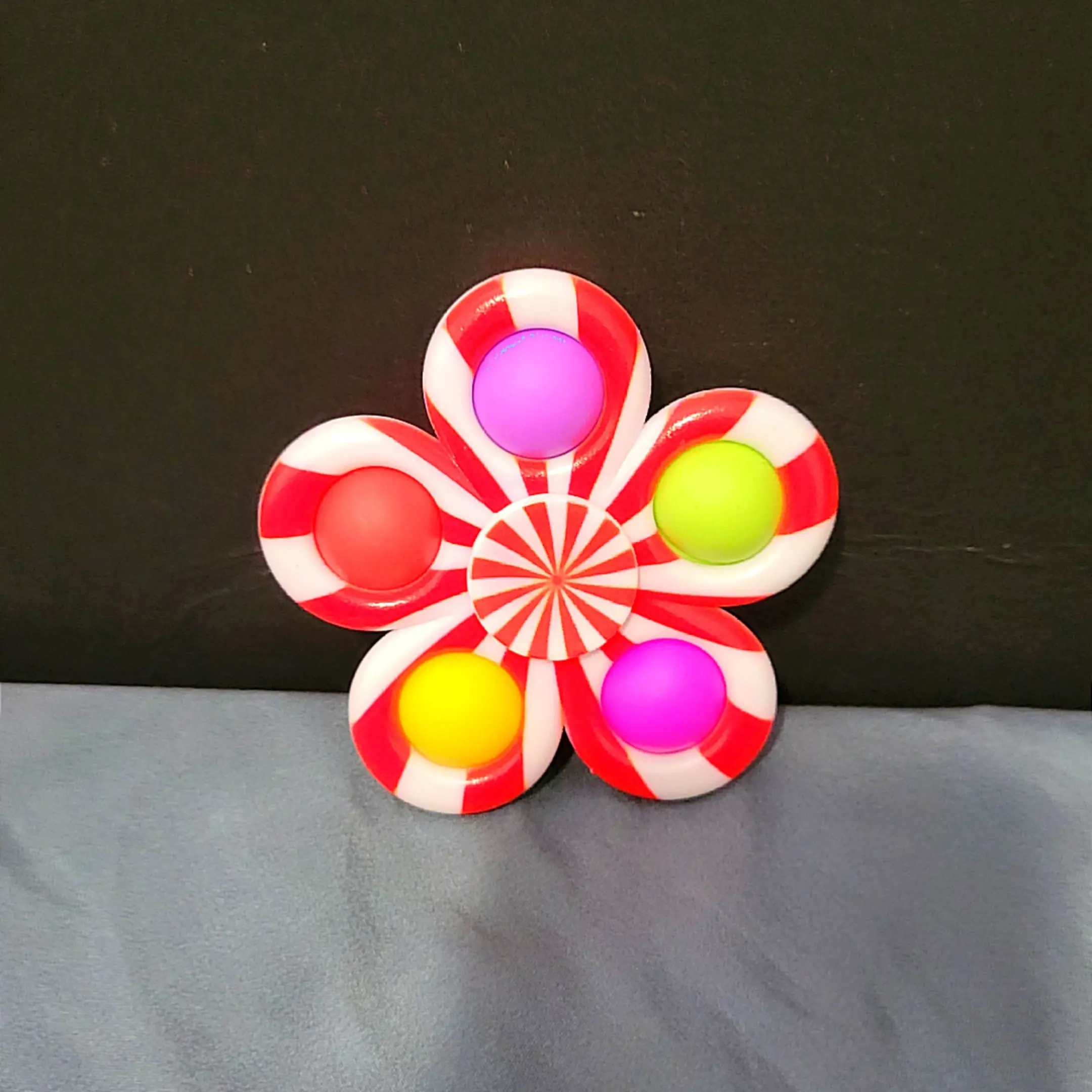 #7 Colorful Bubble Fidget Spinner ADHD Stress Anxiety Children's ADHD