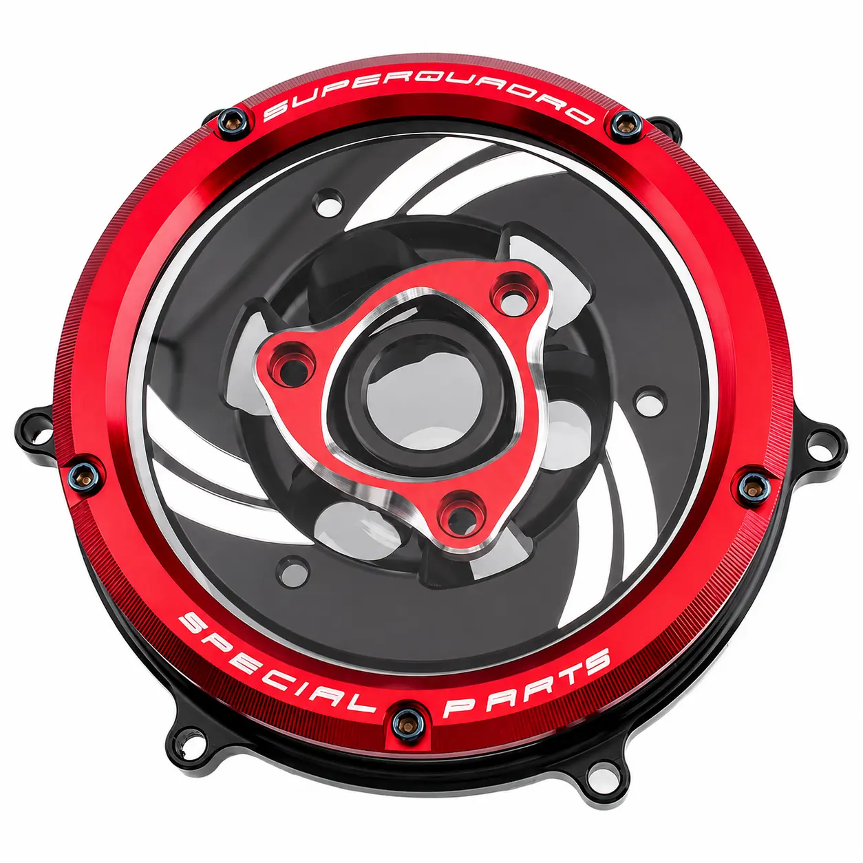 Clear Clutch Cover Kit for Ducati Panigale V2 959 Streetfighter V2 Black Red