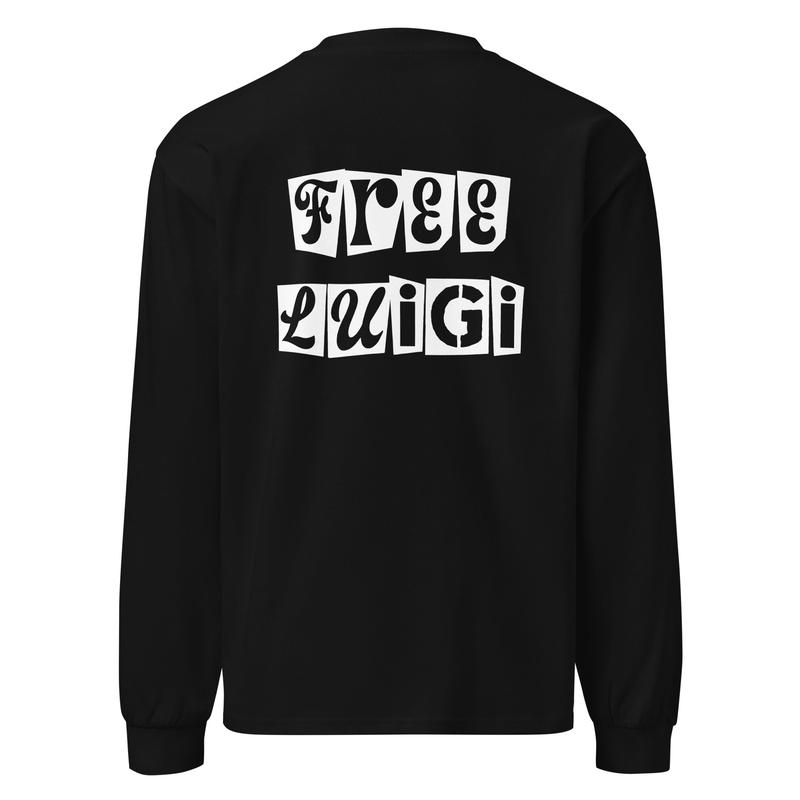Free Luigi - Premium Long Sleeve Cotton Tee (Unisex)