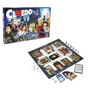 Clue Classic Deduction Board Game, Vintage Mystery Detective Theme, Find Killer Weapon Location, Ages 8+, Logic Puzzle Fun