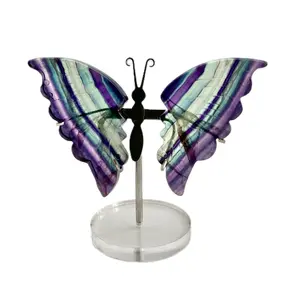 Small Nature Crystal Butterfly Wing,Mix materials,