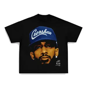 [🎉Sale Up To 50%] BIG FACE NIPSEY TEE Print Short Sleeve T-Shirt Menswear Top Stylish Underwear Tshirt Streetwear Tropical Crewneck Shortsleeve Casual