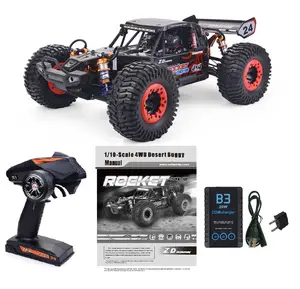 1/10 Scale Brushless RC Car,4WD Max 43 MPH Off-Road Fast RC Cars,Off-Road Remote Control Trucks