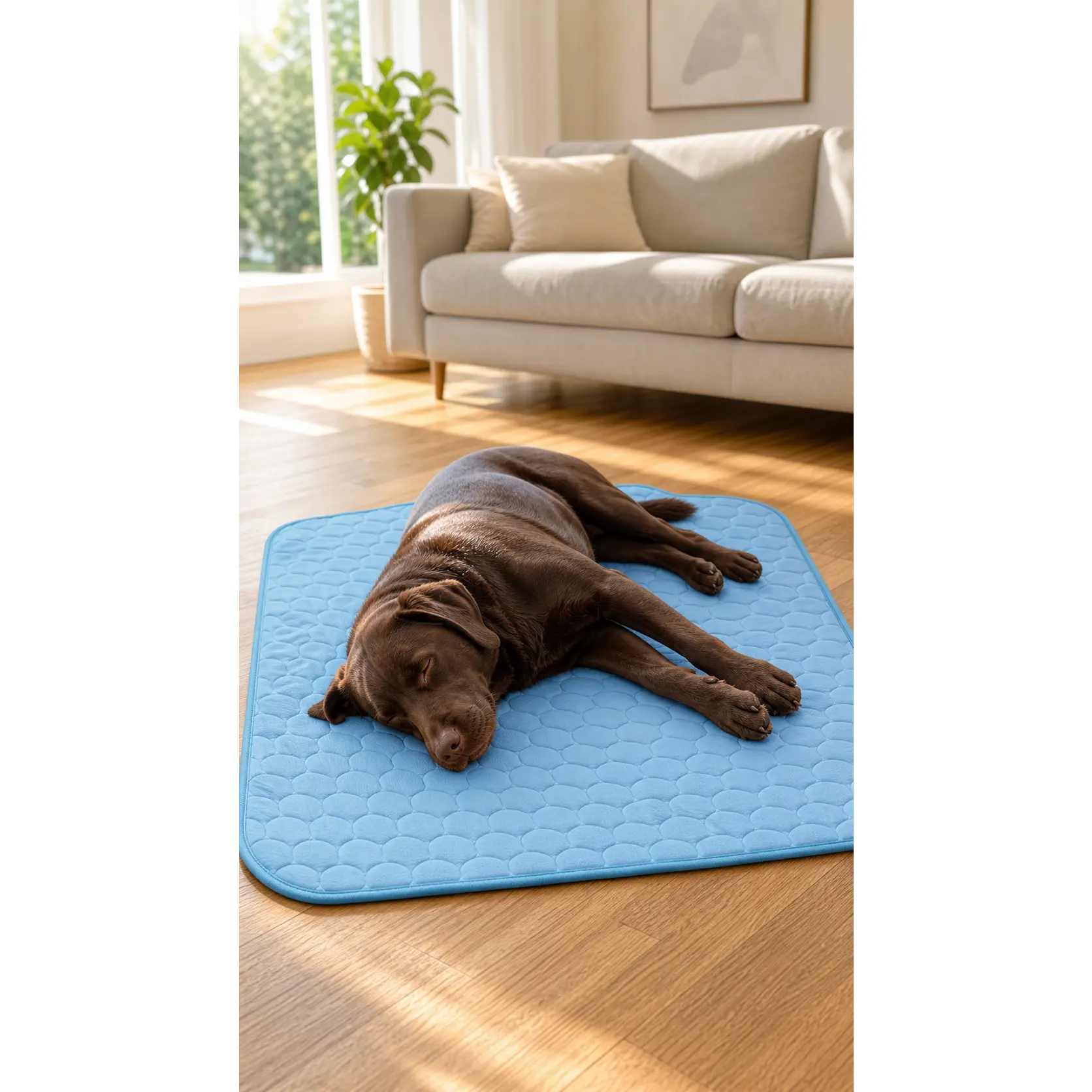 Dog Cooling Mat — Self-Cooling Pet Pad for Dogs & Cats