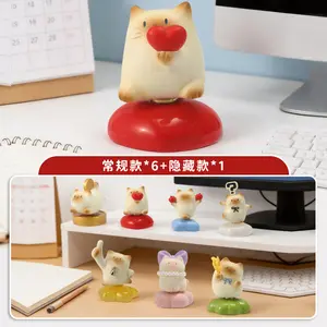 Cat PAI's Carefree Spin Blind Box Office Healing Decorations Cute Siamese Cat Gift for Best Friend
