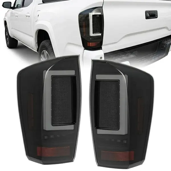 LED Rear Tail Light Brake Lamp Assembly for Toyota Tacoma 2016–2023, LED Tail Lights Replacement (Left & Right)