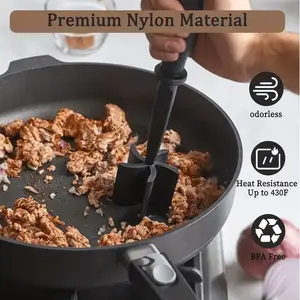 Multifunctional Abs Meat Chopper, Fruit Salad Mixer, Rice Blender, Durable Kitchen Tool, Food Safe Material, Easy to Use