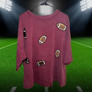 Patch Football Oversized Shirt