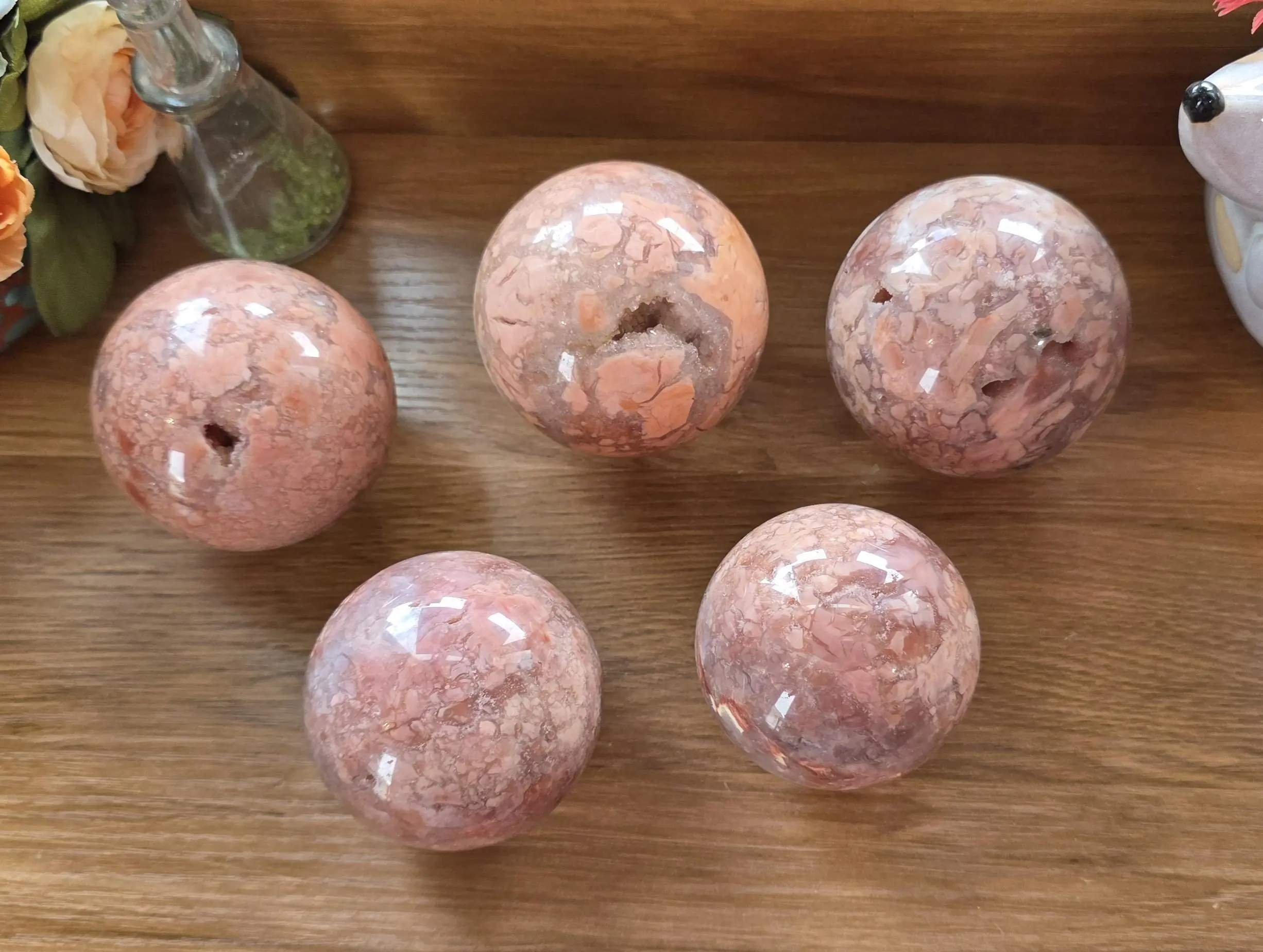 Pink Agate Sphere