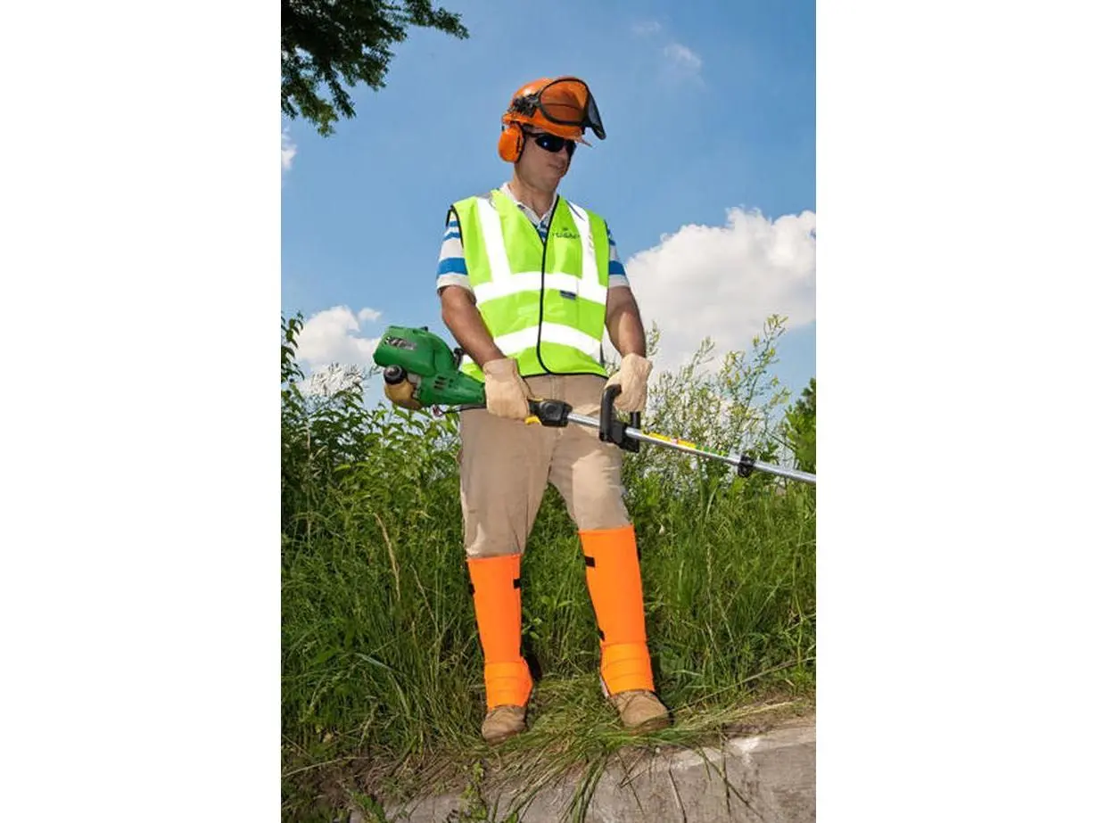 Shin Guardz Safety Orange - One Size Fits All