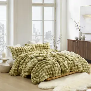 Snowball Chunky Bunny - Coma Inducer Oversized Comforter Set - Multi Moss Stone