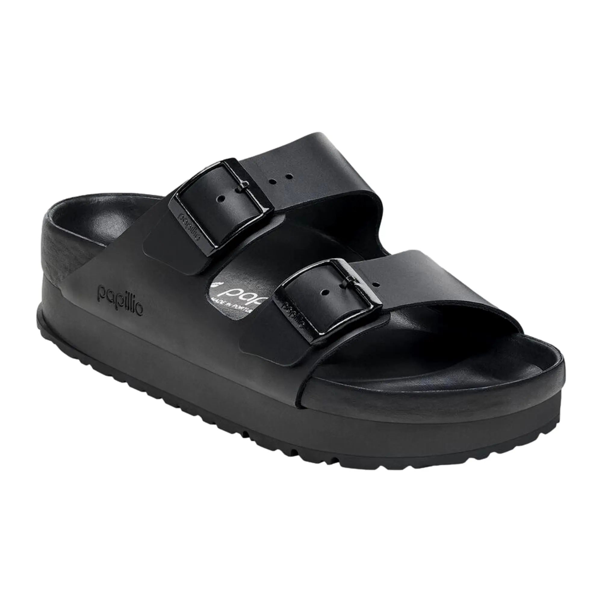 Birkenstock Arizona Pap Flex Platform Black  1026918 Women's