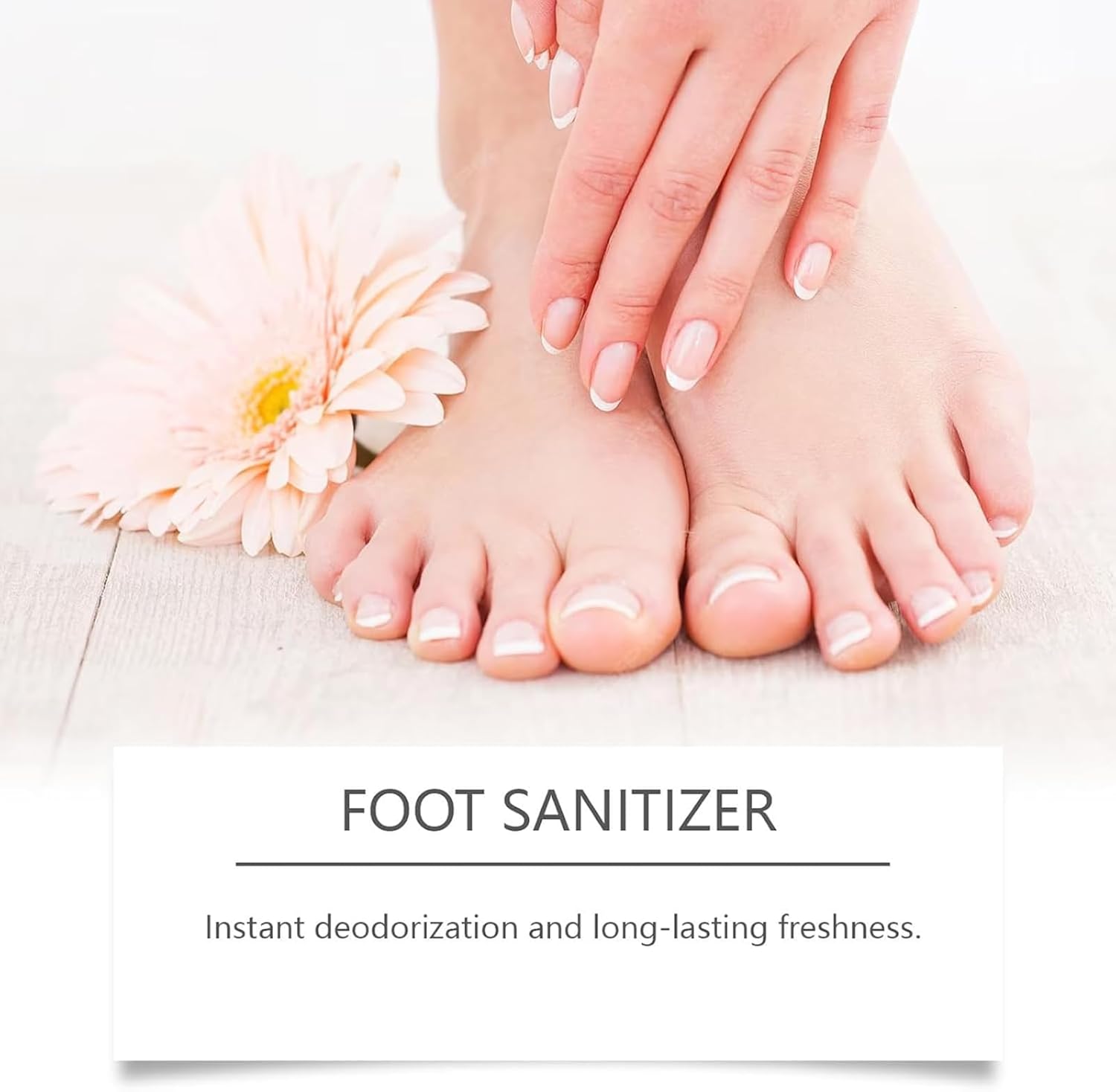 （3 bottles）Tea Tree Oil Foot Spray — Plantar moisturizing deodorant for odor control and dry feet care; natural foot sanitizer with antifungal properties; Ximonth Clear Foot Sanitizer Spray for fresh feet and shoes