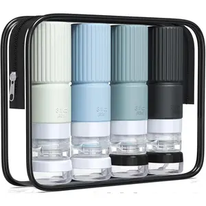 18pes Travel Bottles for Toiletries,TSA Approved  Travel Containers jar for Toiletries,Leak Proof 3oz Refillable Liqus Shampoo And Conditioner Travel Essentials toiletry Bottles