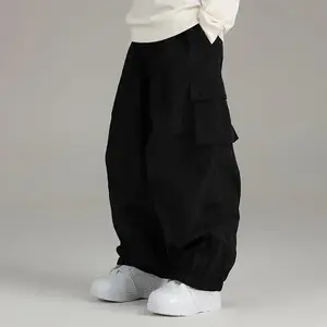 2025 Man Woman Skiing Baggy Pants Warm Loose Skying Ski Trousers Winter Outdoor Waterproof Female Snow  Snowboard Pants Clothes