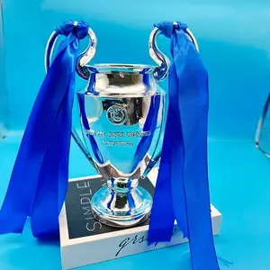 European Champions Trophy Football Match Big Ear Cup Model Fan Memorial Collectible, Soccer Award Souvenir, Fans' Collection Item