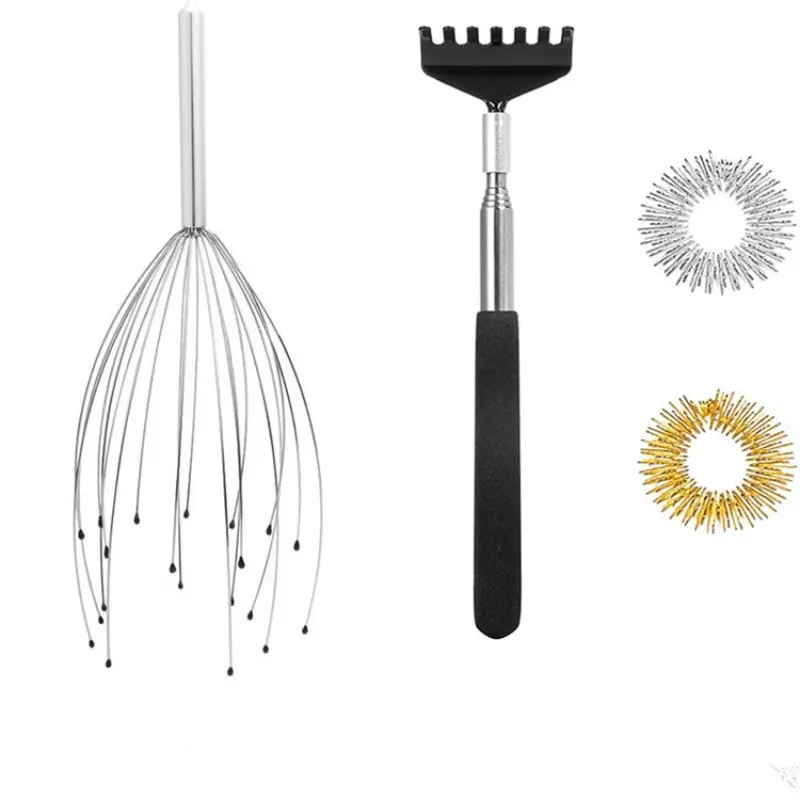 Octopus Head Massager, Stainless Steel Head Massage Claws, 24-Octopus Massager, Massage Claw Head Massager, Octopus Head Scalp Massager, Body Care, Body Care Tool