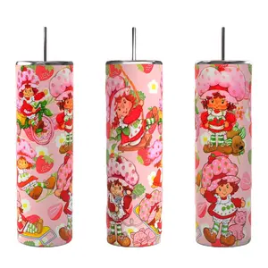 Vintage Strawberry Shortcake Tumbler Option 3