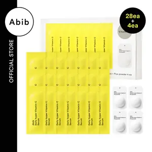 [New-TikTok Exclusive] Abib Hyper Vita Shot｜Fresh-Sealed Daily Pure Vitamin C Serum + Weekly Powder Boost, Fade Dark Spots & Post-Blemish Marks, Korean Brightening Routine, Acne Marks, Underarm, Dark Elbow, Skin Brightening, Korean Skincare Skin Repair