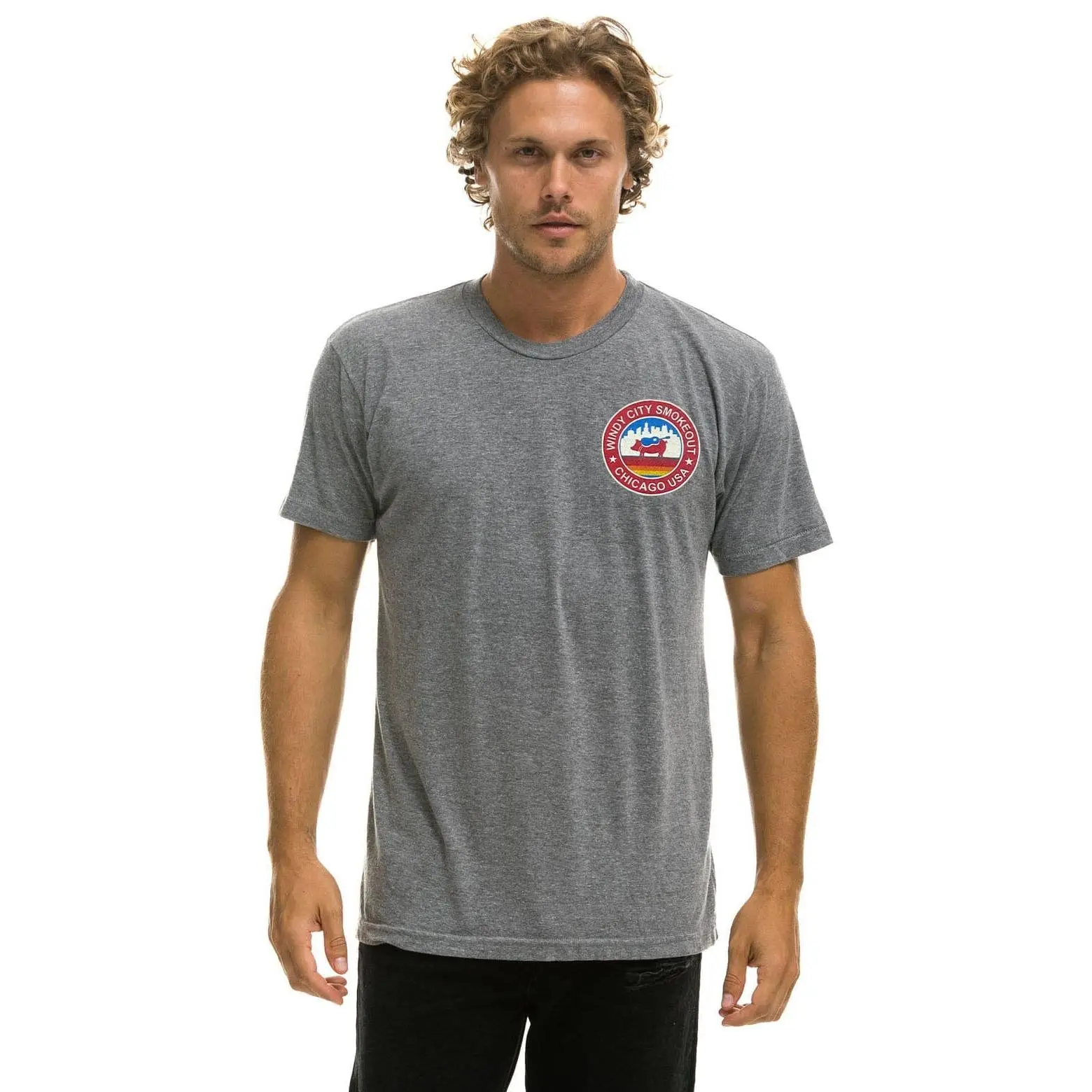 WINDY CITY SMOKEOUT 2023 TEE - HEATHER GREY