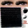 High Quality Eyelashes Faux Mink Lash Cluster Set - 80D/100D/120D Fluffy Clusters, D Curl 10MM-18MM Individual Eyelash Extension, Versatile Dramatic Lash Kit for Makeup (Beauty & Personal Care)