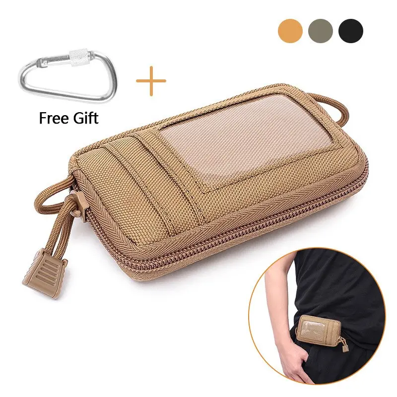 Unisex Outdoor Travel Multi-Functional Storage Kit, Waterproof Multi-Slot Card Holder, Mini Coin Wallet, Essential Gear for Adventures, Card Slots Pocket