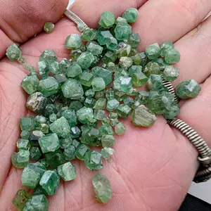 Raw Green Garnet Smalls - Demantoid - Super Gemmy - 5cts