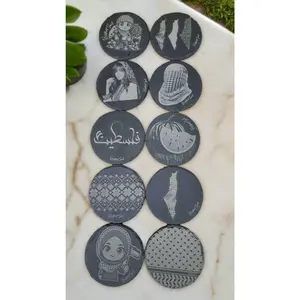 Resistant Soul Slate Stone Coasters