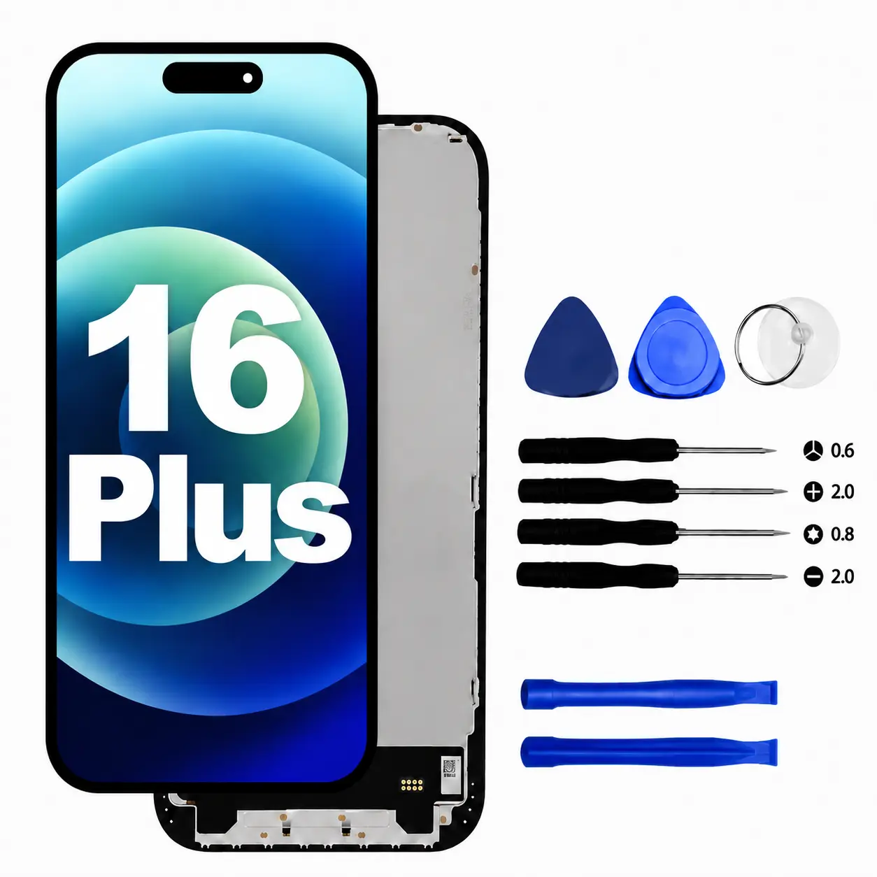 Screen Replacement For iPhone 16 Plus LCD Display Touch Digitizer Repair Kit