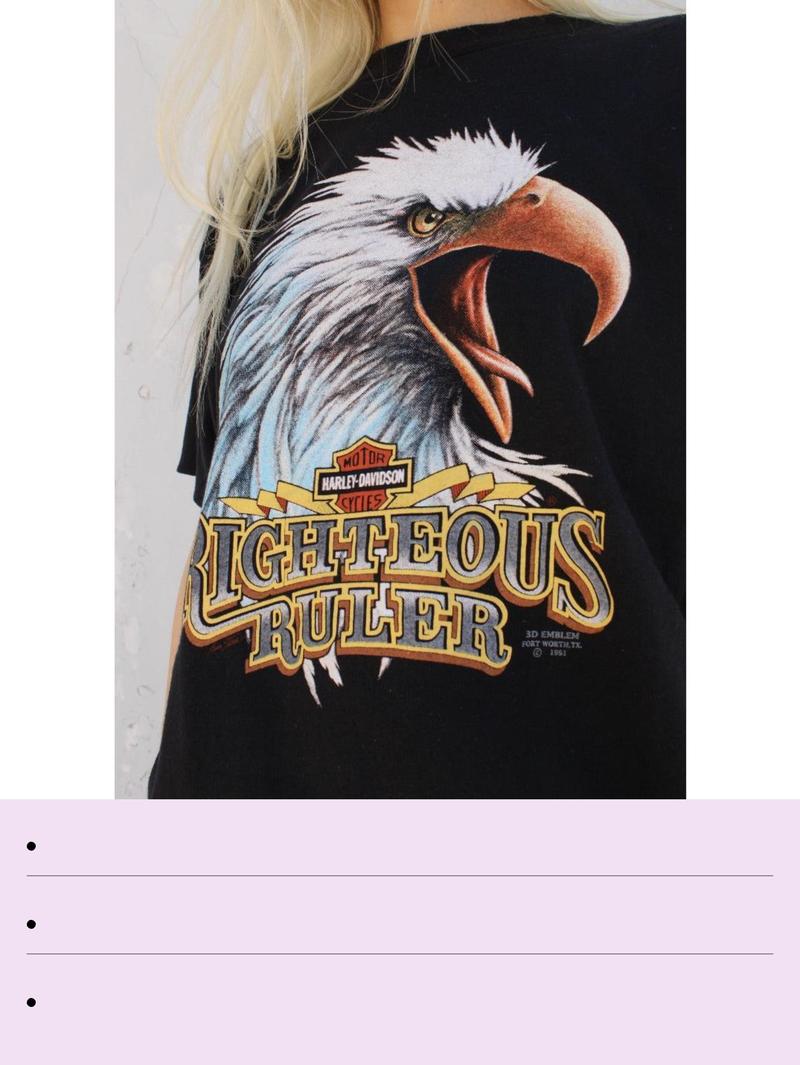 Vintage Harley Davidson Tee T0371