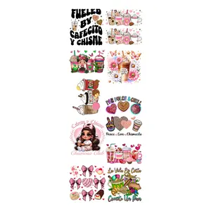 G16 Cafecito Y Chisme Gangsheet with 12 DTF Transfers