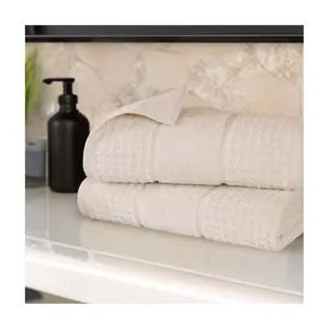 Superior Cotton Waffle Honeycomb 2-Piece Bath Sheet Set