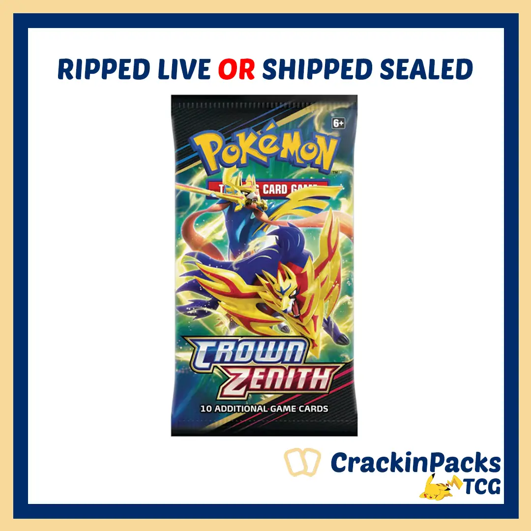 Crown Zenith Booster Pack (1) - RIP LIVE (**Bounty**)