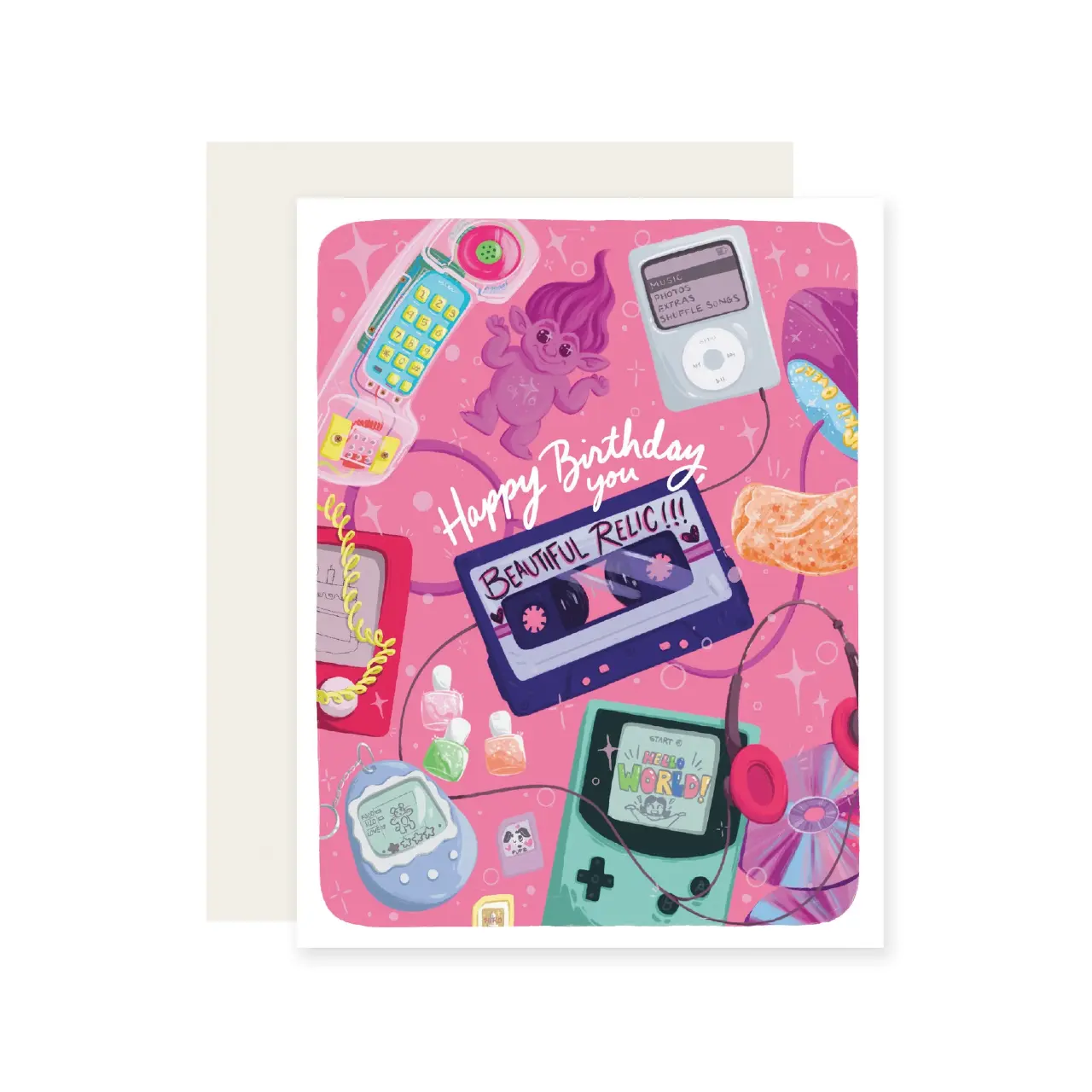 90's Noastalgia Relic Birthday Card