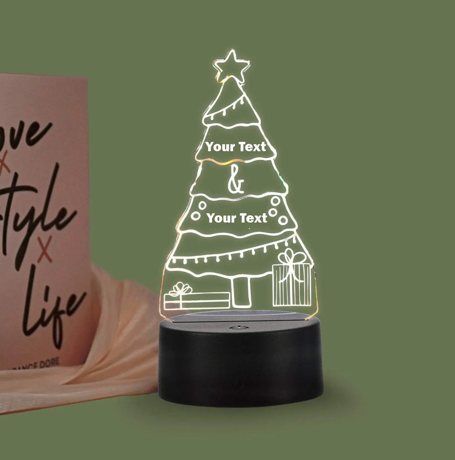 Christmas Tree Personalized Led Light